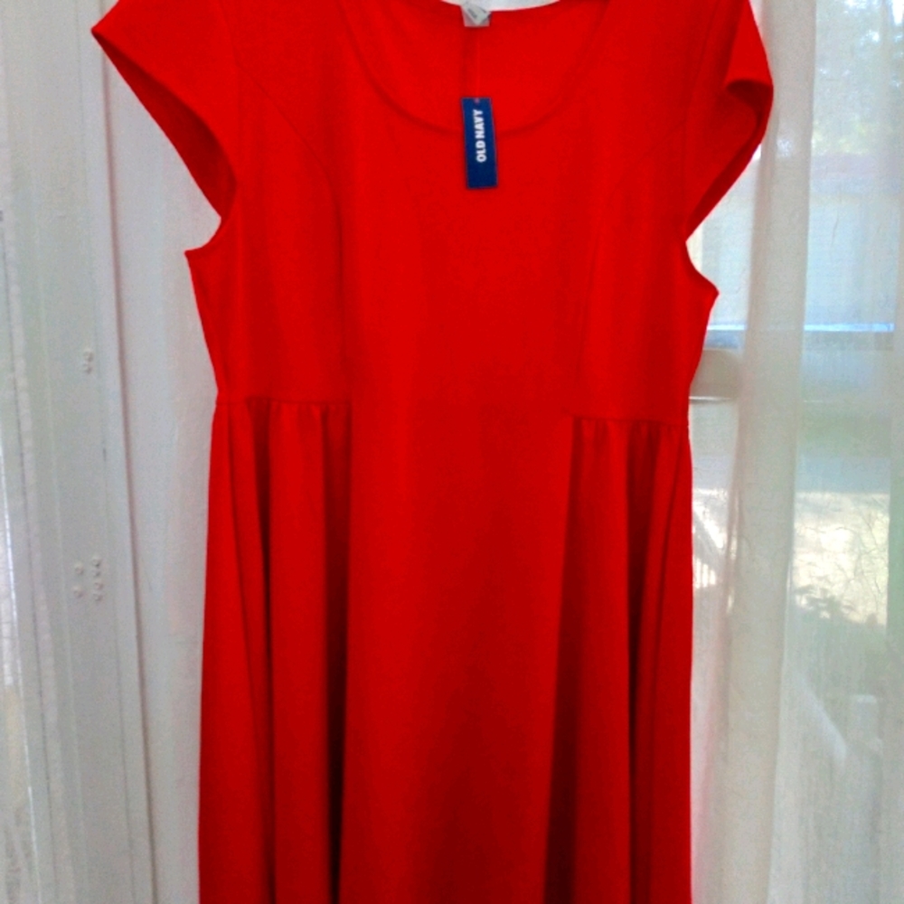 Cute comfortable red dress